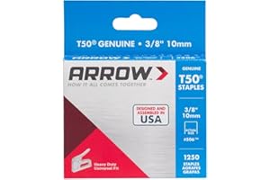 Arrow Fastener 50624SPTP 3/8" T50 Staples