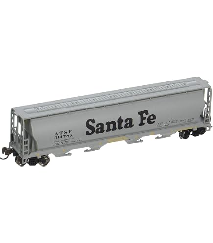 Bachmann – Trémie Céréalière Canadienne 4 Baies – N Scale 1:160 – Roues Métal Noir – Coupleurs E-Z Mate – Modèle Rouge