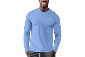 Zengjo Mens Baselayer Shirt Long Sleeve Athletic Running T Shirts Lightweight Undershirt