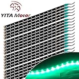 YITAMOTOR 20X Waterproof Flexible Car Lighting Strip Decorative Light Lamp 15 LED 30cm