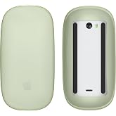 kwmobile Silicone Cover Compatible with Apple Magic Mouse 1/2 Cover - Soft Mouse Protector Grip - Pastel Yellow