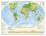 Kids Physical World Education: Grades 4-12 [Laminated] (National Geographic Reference Map)