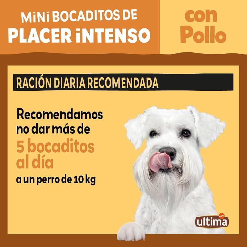 Snacks para Cães Mini/Pequenas Mordidas Intensas com Frango 12 x 40g