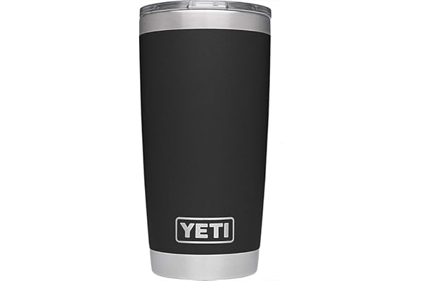 YETI Rambler 20 oz Stainless Steel Vacuum Insulate...
