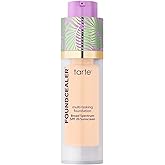 tarte Babassu Foundcealer Dewy Foundation Broad Spectrum SPF 20 Sunscreen – Foundation & Concealer in 1 with SPF, Vegan Skincare Makeup with Radiant Buildable Medium Coverage, Cruelty Free