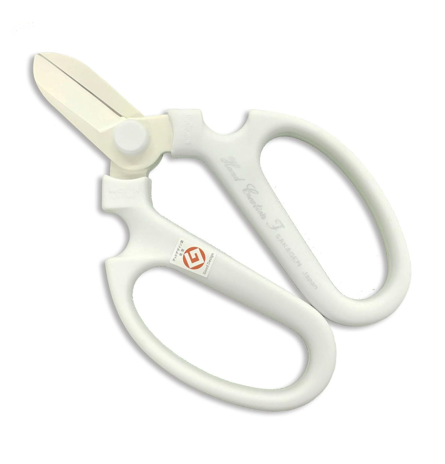 SAKAGEN HAND CREATION Flower Scissors Hand Creation F-170 limited color White