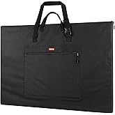 Nicpro Light Weight Art Portfolio Bag, 23 x 31 Inches Art Portfolio Case with Shoulder & Handle Carry, for Artwork, Poster, Sketch Drawing, Canvas, Photography, Solar Panel Storage
