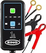 Ring SMARTCHARGE 1A Car Charger & Maintainer with Crocodile Clips