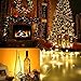 X-CHENG Outdoor String Lights - 100 LED Solar Christmas lighting Decorative Light - Patio - Deck - Party - Christmas Tree - Provide Christmas Fairy Decorative Light (2 pack)(33 FT)