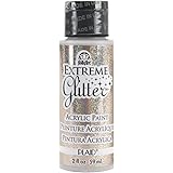 FolkArt Extreme Glitter Acrylic Paint in Assorted Colors (2 oz), 2836, Champagne