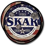 Skar Bar&Grill Family Name Neoprene Rubber Coasters