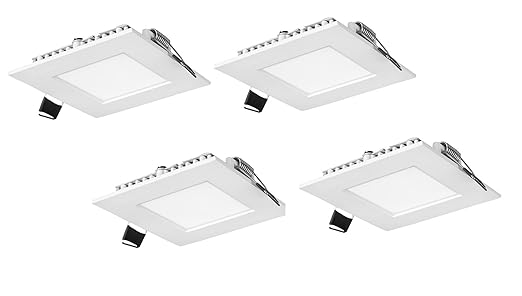 Buy 3 Watt Led Concealed Square Shaped Panel Light With Adopter