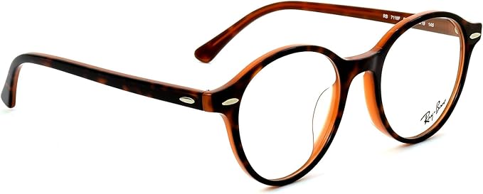 Amazon Ray Ban国内正規品販売認定店 Rx7118f 5713 50サイズ Ray Ban レイバン メガネフレーム Highstreet ハイストリート ラウンド フルフィット メンズ レディース ファッション眼鏡 通販