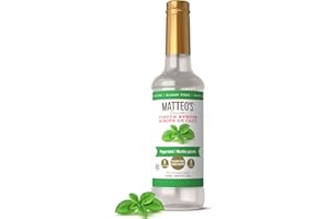 Matteo's Sugar Free Coffee Flavoring Syrup, Peppermint, Delicious Coffee Syrup, 0 Calories, 0 Sugar coffee syrups, Keto Frien