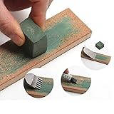 Uplord Dual Sided Sharpening Strop,Leather Blade