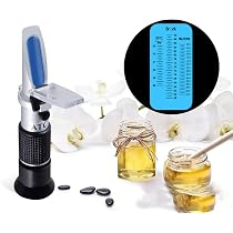 HunterBee Honey Maple Syrup brix Refractometer /58-90 brix 10-33 ...
