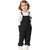 LIFAky Toddler Girl Boy Overalls Fall Outfits Corduroy Adjustable Straps Suspender Pants with Pockets Jumpsuit Romper 1-5T