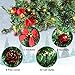 ATDAWN 9 FT Christmas Garland, Battery Operated Prelit Garland with Pine Cones, Christmas Balls, and Red Bows, Christmas Collection with White Lights for Indoor Outdoor