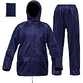 Rizzon Rain Suit Jacket/Trouser for Men Women Waterproof Lightweight Rain Gear for Outdoor Farm Fishing Motorcycle