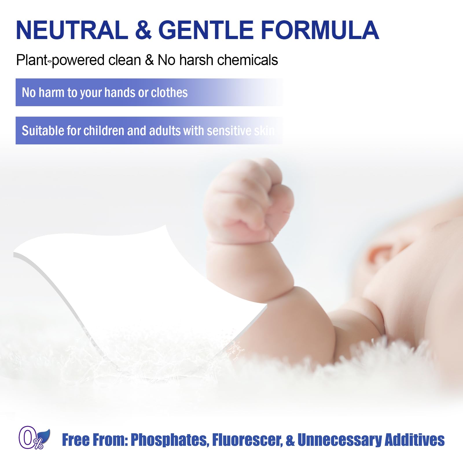 Binbata Laundry Detergent Sheets, 200 Loads Fresh Linen Scent Hypoallergenic Eco-Friendly, Biodegradable Plastic Free Liquidless Laundry Sheets Suitable for Sensitive Skin