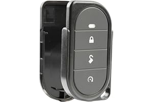 USARemote Keyless Entry Remote Car Key Fob 4-Button Replacement Shell Case for Viper Alarm Security System (7146V, 4105V, 5305V, 3305V, 5105V, 3102V, 3305V, 3105V)