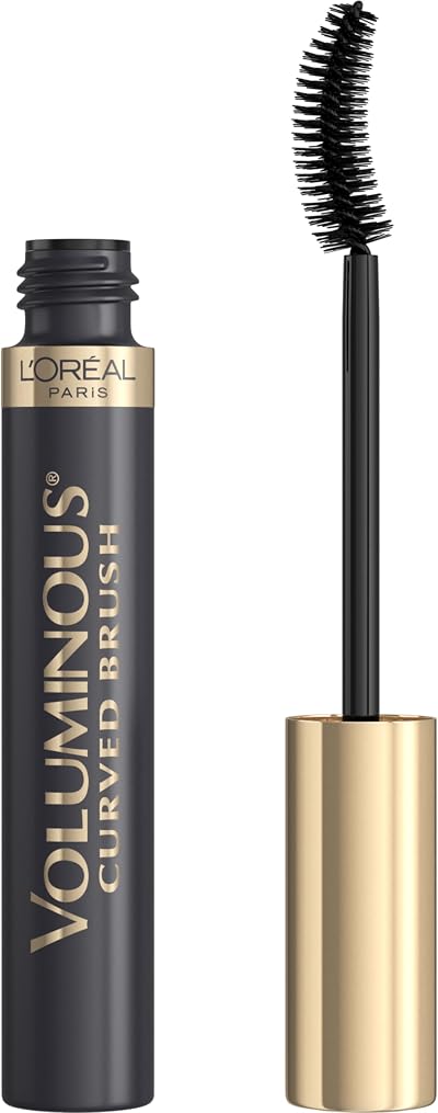 L'Oreal Paris Voluminous Curved Brush Mascara Black Brown 0.28 Oz