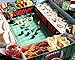 Juvale Football Snack Stadium Party Tray for Appetizers, Dipping Bowls, 25 x 4.5 x 20.5 Inches