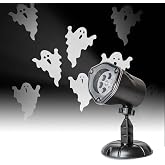 PEIDUO Halloween Projector Lights, Rotating Ghost Projector Halloween, Waterproof Outdoor Halloween Projector, Landscape, Yard, Patio, Garden, Party Decor