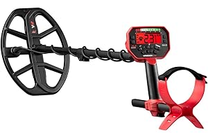 Minelab Vanquish 540 Multi-Frequency Pinpointing Metal Detector for Adults with Iron Bias & V12 12"x9" Double-D Waterproof Coil (4 Detect Modes, Wired Headphones & Rain Cover Included)