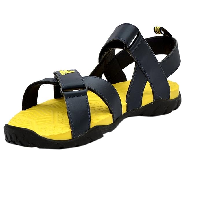 Adidas Men's Alsek Black and Yellow Athletic & Outdoor Sandals - 6 UK: Buy Online at Low Prices 