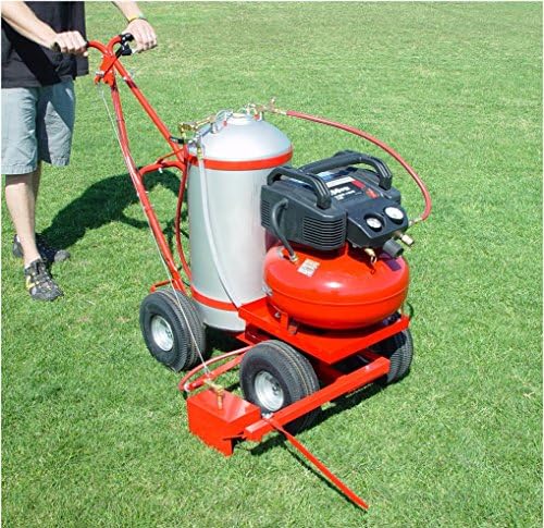 Model 310EC Trueline Striper with 10 gallon paint tank/ with Electric Compressor Pack