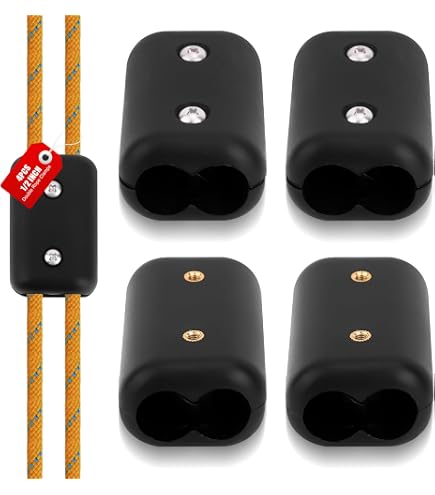 Gatuida Connecteur De Corde Réutilisable - Pour Cordes 9-10 Mm - Escalade, Randonnée Et Survie