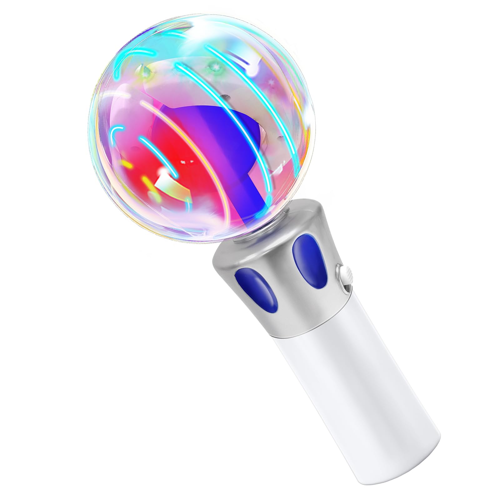KutaKuta Musical Light Up Wand - 2025 Latest Light Up Magic Ball Toys Wand Sensory Light Up Toys, Baby Sensory Toys & Sensory Toys, Lights Up Spinning Wands for Party, Gifts