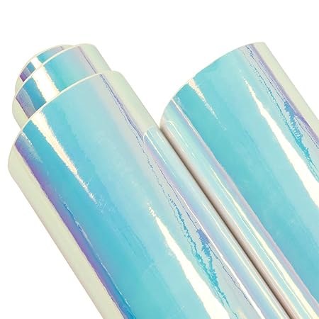 Holographische Folie, in Regenbogen-Neo-Chrom, Vinyl-Fahrzeugfolie, blasenfreier Aufkleber