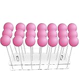KETAWA Cake pop Stand,21 Hole Clear Acrylic Lollipop Holder, Lollipop Sticks Weddings Baby Showers Birthday Parties Anniversa