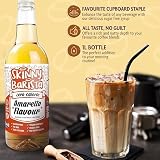 The Skinny Food Co Amaretto Coffee Syrup Sugar Free 1L Vegan Gluten Free view 2