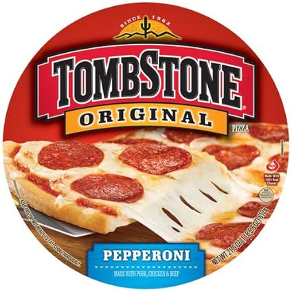 Tombstone Pizza Original Peppperoni 21 6 Oz 12 Pack Of 2 Amazon Com Grocery Gourmet Food