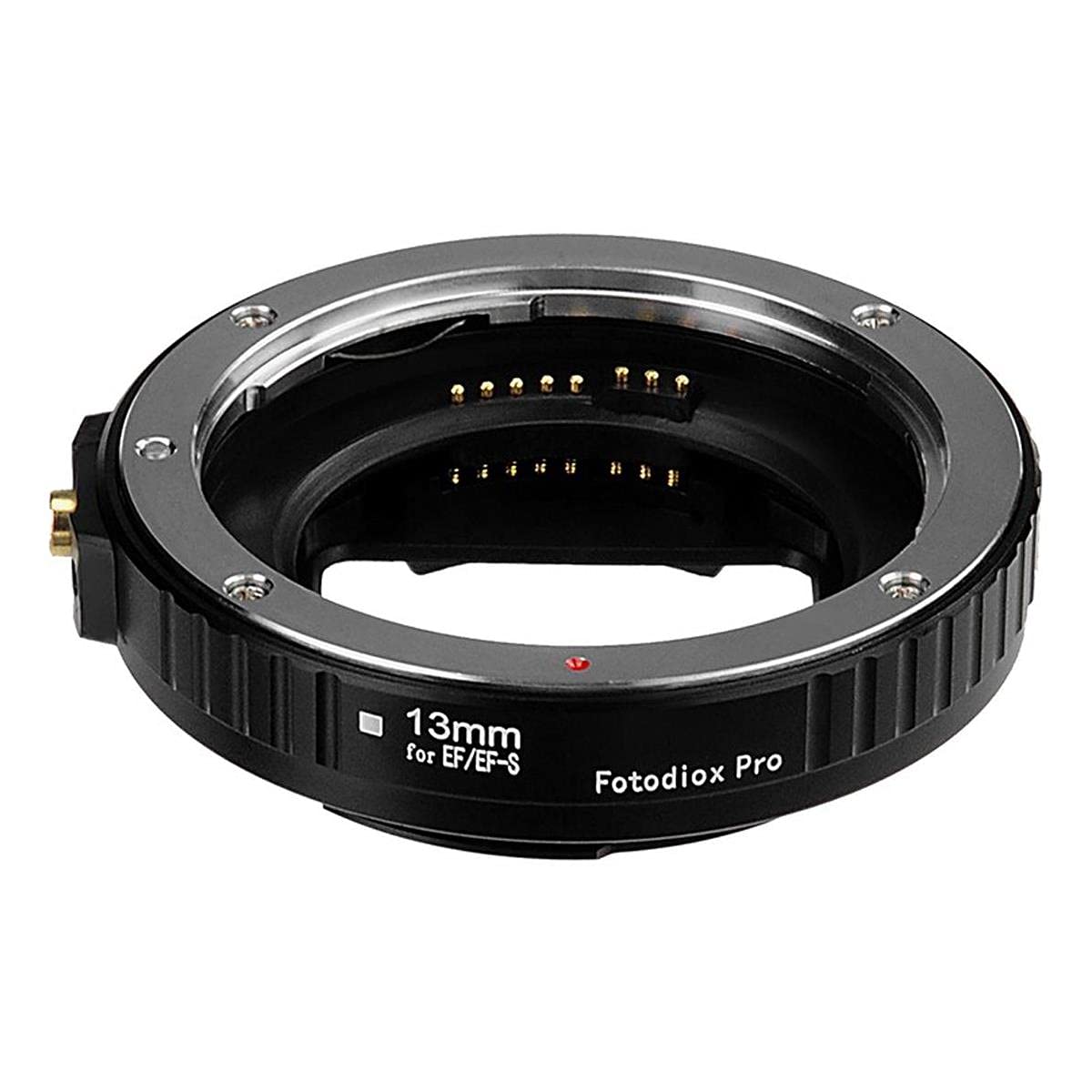 Fotodiox Pro Auto Macro Extension Tube, 13mm Section - for Canon EOS EF/EF-s Lenses for Extreme Close-up with Auto-Exposure and Autofocus