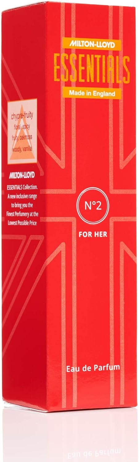 MILTON-LLOYD ESSENTIALS No 2 Perfume for Women. 50ml Eau de Parfum. Luxury Fragrance, Ladies Perfume - Image 4