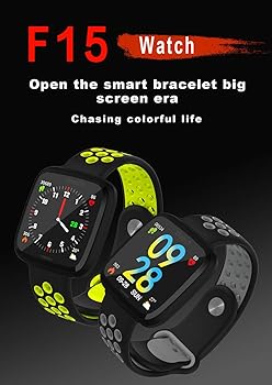 Bravetoshop Reloj Inteligente, F15 Bluetooth Smartwatch Heart Rate ...