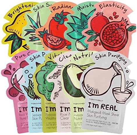 Korea Cosmetic Real Mask Sheet for All Skin Types 11 Types / 11pcs ship from warehouse in US by standard shipping