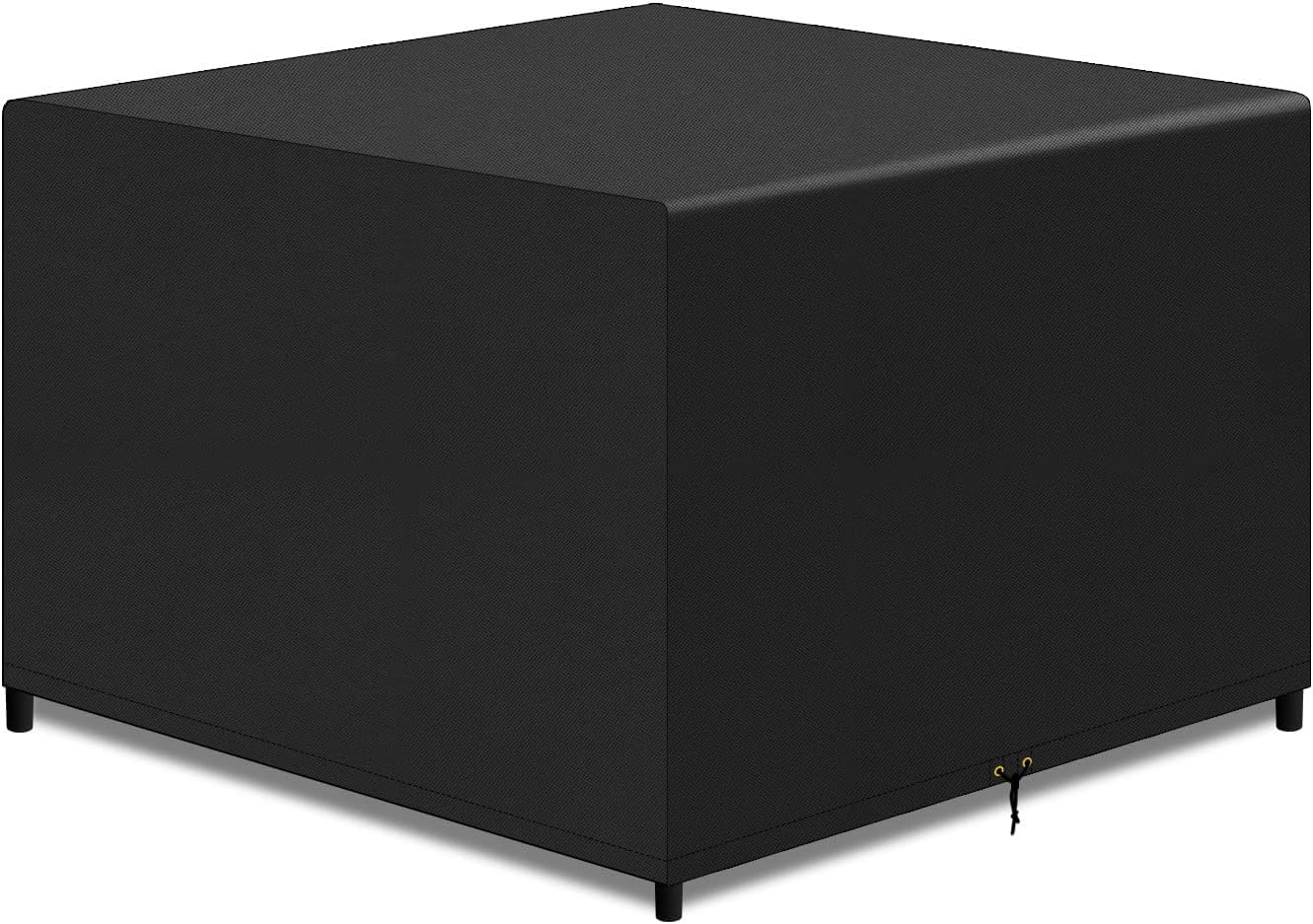 PATIO PLUS large Rectangular Garden Table Furniture Covers, Outdoor Patio Set Cover for Chair Set,420D Oxford fabric, Waterproof, Windproof, Anti-UV, Garden Covers,Black 250x250x90cm BLGFC250-2BK-C