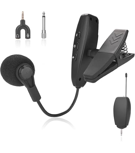 UHF Wireless Microphone System With Handheld Transmitter Receiver 500-950MHz 3.5mm Plug With 6.35mm Adapter For Smartphone Computer Speaker For Interview Activity Broadcast Hosting (Standard