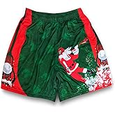 ChalkTalkSPORTS Lacrosse Performance Shorts - Santa Laxer Christmas - Lacrosse Athletic Shorts - Adult Small