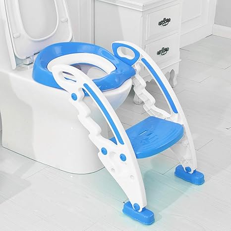 Little Pumpkin Classic Step Stool Ladder for Kids Potty or Toilet Training Seat with Adjustable and