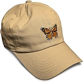 Custom Soft Baseball Hat Embroidered Dad Hat Monarch Butterfly Embroidery Men & Ladies Baseball Cap Cotton