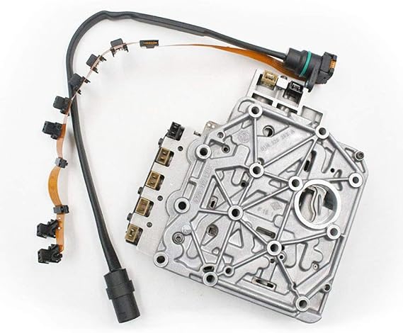 Koauto remanufactured 01M transmission body showing tested reman condition