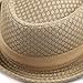 The Hat Depot Light Weight Classic Soft Cool Mesh Porkpie hat (L/XL, Khaki)