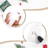 G2PLUS 500Pcs Mini Strung Price Tags 25x45mm White Double Sided with String view 4