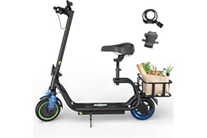 NAVIC Electric Scooter,8.5" Tires,16/19/22Mph Top Speed,350W/500W Motor,13/16/28 Miles Range,Folding E-Scooter with Dual Suspension,Dual Braking,APP